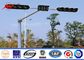 6000mm Height Galvanized Traffic Light Signals Columns Single Bracket For Horizontal Mounting সরবরাহকারী