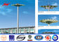 Gr65 Steel Tubular Pole High Mast Light Pole Single Double / Triple Arm For Stadium সরবরাহকারী