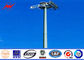 28m Q345 Customized Galvanized High Mast Pole With Lifting Systems সরবরাহকারী