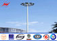 Stadium Lighting 36.6 Meters Galvanized High Mast Light Pole With 600kg Raising System সরবরাহকারী