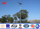 Car Park 12m Lamp Steel Parking Lot Light Pole , MHL / HPS Post Light Pole সরবরাহকারী