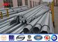 13m Hot Dip Galvanized Electrical Power Pole With Arms For Africa সরবরাহকারী