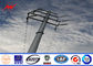 3mm Thickness Overhead Line Steel Power Poles 35FT Transmission Line Poles সরবরাহকারী