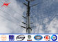 12m 500Dan Steel Utility Pole For 110kv Electrical Transmission Line সরবরাহকারী