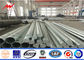 10-500kv Electrical Galvanized Steel Pole / durable transmission line poles সরবরাহকারী