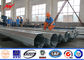 Tapered Galvanized metal utility poles For Electrical Line Project সরবরাহকারী