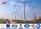 Conical 12.2m 1280kg Load Steel Utility Pole For Power 65kv Distribution সরবরাহকারী