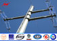 Round HDG 10m 5KN Steel Electrical Utility Poles For Overhead Transmission Line সরবরাহকারী