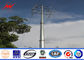 66 Kv Steel Electrical Power Pole / Transmission Pole High Steel Yield Strength সরবরাহকারী