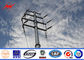 Electric Powerful IP65 Galvanised Steel Poles For Rural Electrical Projects সরবরাহকারী