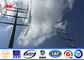 11.8m Height Spray Paint Galvanised Steel Poles For Transmission Equipment সরবরাহকারী