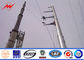 8m 10m 12m Electric Transmission Steel Power Pole Gr65 Tubular / Ladder Welded সরবরাহকারী