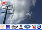 12m Galvanized Steel Utility Power Poles Large Load For Power Distribution Equipment সরবরাহকারী