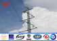 Conical HDG 15m 510kg Steel Electrical Utility Poles For Transmission Overhead Line সরবরাহকারী