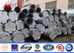 220 KV 16M Power Distribution Steel Transmission Poles AWS D1.1 Multi Sided Bitumen সরবরাহকারী