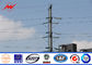 Medium Voltage Electric Power Pole AWS D 1.1 Steel Electrical Transmission Line Poles সরবরাহকারী