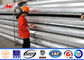 Outdoor Galvanized Steel Transmission Line Poles 15M 15 KN 355 Mpa Yield Strength সরবরাহকারী