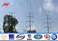 10M 15KN Galvanized 69KV Outdoor Electric Steel Power Pole for Distribution Line সরবরাহকারী