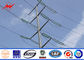 33kv Galvanized Steel Transmission Poles For Power Distribution 5 - 15m Height সরবরাহকারী