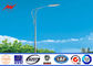 Octagonal 8M 9M Q235 Street Light / Street Lamp Pole Yield Strength 235Pa 24 kg / mm2 সরবরাহকারী