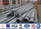 33kv Power Distribution Steel Transmission Poles Hot Dip Galvanized Gr65 Material সরবরাহকারী
