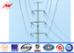 Metal Power Pole Electric Galvanized Steel Pole Anti Corrosion 10 KV - 550 KV সরবরাহকারী