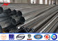 12m 350daN Electric Galvanized Steel Pole Bitumen Diameter 120mm - 280mm সরবরাহকারী