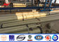 BV Certification 20M Galvanized Steel Pole Steel Power Poles For Power Transmission সরবরাহকারী