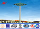 26m Q345 Customized Galvanized High Mast Light Pole With Lifting Systems সরবরাহকারী