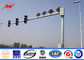 Galvanized Durable 8m Standard Traffic Light Pole With Double Arm / Single Arm সরবরাহকারী