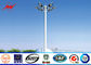 45m Galvanized High Mast Tower 100w - 5000w For Airport / Seaport , Single Or Double Arm সরবরাহকারী