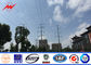 High Mast Galvanized Steel Pole Octagonal / Shockproof Steel Transmission Poles সরবরাহকারী