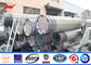 11M 2.5KN Octagonal Galvanized Steel Pole Bitumen Surface 34.5 KV Power Line Pole সরবরাহকারী