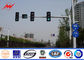 6.5m Height High Mast Poles / Road Lighting Pole For LED Traffic Signs , ISO9001 Standard সরবরাহকারী