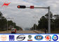 6m 12m Length Q345 Traffic Light / Street Lamp Pole For Traffic Signal System সরবরাহকারী