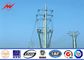 14m Tapered Steel Utility Pole Structures Power Pole With Climbing Ladder Protection সরবরাহকারী