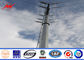 10.5M 800 DAN Steel Power Pole Double Circuit Transmission Line Electric Utility Poles সরবরাহকারী
