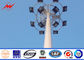 High mast light tower mast galvanized steel tubular pole 50 years Lift time সরবরাহকারী