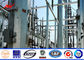 95FT NGCP Philippines Hot Dip Galvanization Steel Power Poles AWS D 1.1 সরবরাহকারী