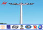 40m Steel Polygonal High Mast Flood Light Poles With 1000W LED  Light And Rasing System সরবরাহকারী