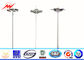 4 Sections 10mm 40M HDG High Mast Light Pole with 55 Lamps Wind Speed 30m/s সরবরাহকারী