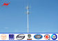 70m Self Supporting Galvanized Pole Monopole Antenna Tower With Powder Painting সরবরাহকারী
