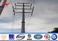 Transmission Line Hot Rolled Coil Steel Power Pole 33kv 10m Electric Utility Poles সরবরাহকারী