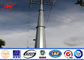 Transmission Line Hot Rolled Coil Steel Power Pole 33kv 10m Electric Utility Poles সরবরাহকারী