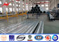 10M 130DAN 300N Hot Dip Galvanized Steel Power Transmission Poles Q235 , Q345 Material সরবরাহকারী
