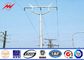 27m Galvanized Metal Power Transmission Poles Power Transmission Tower Iron Electric Pole সরবরাহকারী
