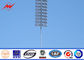 40M 60 Nos LED প্রভা রাউন্ড ল্যান্টার্ন ক্যারেজ সঙ্গে জাগ্রত উচ্চ মাস্ক স্টেডিয়াম হাল্কা টাওয়ার সরবরাহকারী
