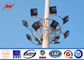40M 60 Nos LED প্রভা রাউন্ড ল্যান্টার্ন ক্যারেজ সঙ্গে জাগ্রত উচ্চ মাস্ক স্টেডিয়াম হাল্কা টাওয়ার সরবরাহকারী
