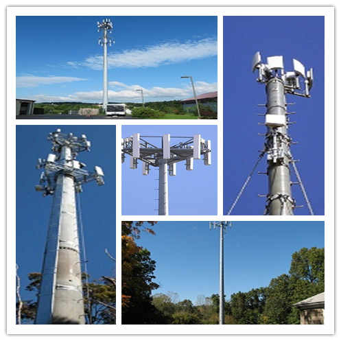 30m / 60m Conical 138kv Power Transmission Tower Power Transmission Pole 1