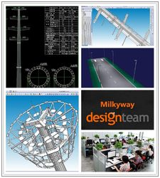 Jiangsu milky way steel poles co.,ltd কারখানা উত্পাদন লাইন